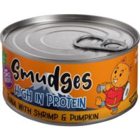 Smudges Adult Cat Wet Food Tuna Flakes With Shrimp & Pumpkin in Gravy 80g