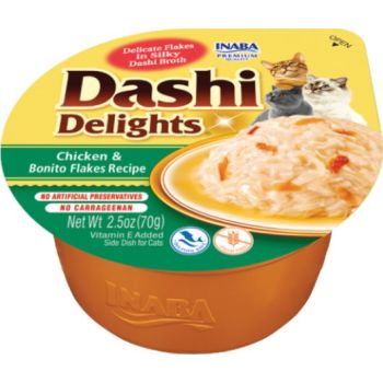  Inaba Dashi Delight Chicken & Bonito Flakes Recipe 70G 