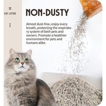 All For Paws Clumping 5-in-1 Cat Litter - Coffee scent/6 L 