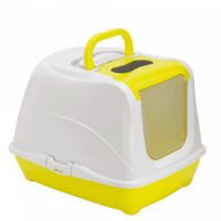 Moderna Flip Cat-Litter Box  Lemon Color XL
