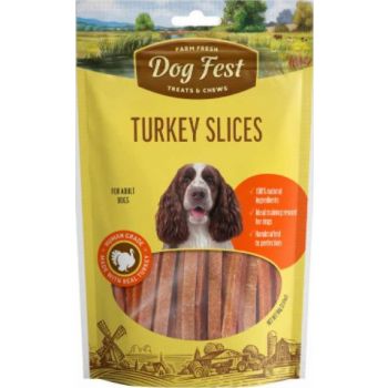  Dog Fest Turkey Slices For Adult Dog Treats 90g 