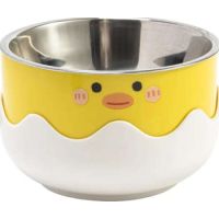 Saas Pet Bowl With Steel 14*9cm