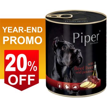  Piper Dog Wet Food With Beef Liver And Potatoes 800g 