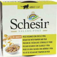 Schesir Salad Cat Wet Food Ocean Fish With Pumpkin And Pear 85g