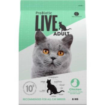  ProBiotic LIVE Adult Cat Dry Food Chicken 2kg 
