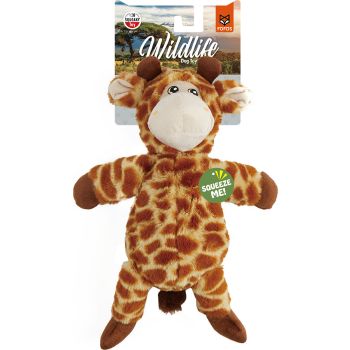  FOFOS Wildlife Plush Giraffe Dog Toys 
