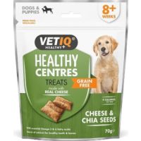 VetIQ Healthy Centres Cheese Chia Seeds Dog Treats 70g