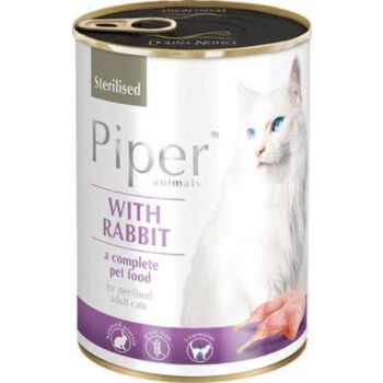  Piper Cat With Rabbit Sterilised 400g 