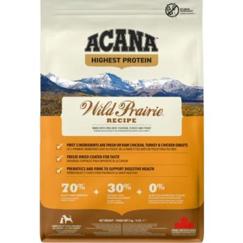  Acana Highest Protein Wild Prairie Recipe Dry Dog Food - 2KG 