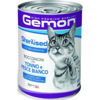 Gemon Cat Wet Food Sterelized with Tuna and Ocean fish 415 g