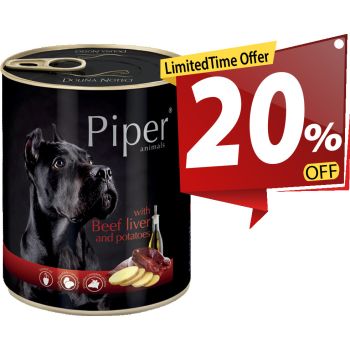  Piper Dog Wet Food With Beef Liver And Potatoes 800g 