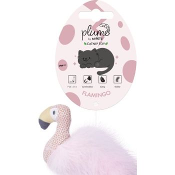  M-PETS Plume Flamingo Catnip Cat Toys 
