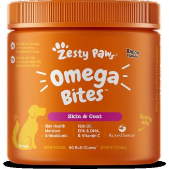  Zesty Paws Omega Bites Chicken 90ct 