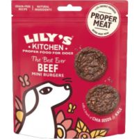 Lily's Kitchen The Best Ever Beef Mini Burgers Dog Treats - 70G