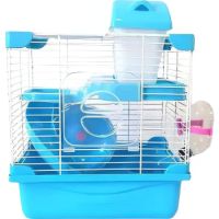Hamster Castle Cage 23*17*30cm (blue)