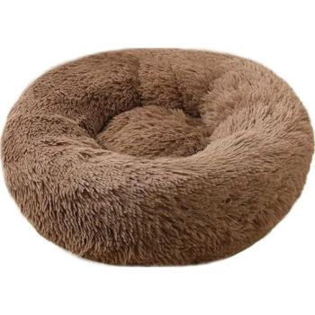  Coco Kindi Soft Plush Round Bed-Coffee (50cm) 