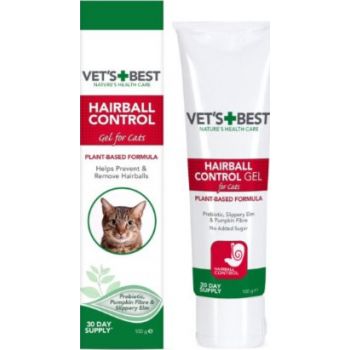  Vet’s Best Hairball Control Gel for Cats – 100g 