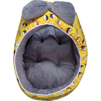  Puppod Pet Basket Bed Pink 