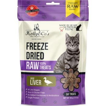  KELLY & CO’S Single Ingredient Freeze-dried Duck Liver for Cat - 40g 