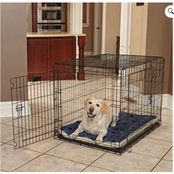  Midwest QuietTime Reversible Paw Print Fleece Pet Bed 48inches 