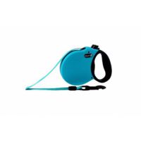 Adventure retractable leash, 5 m - Small - Blue
