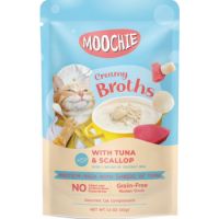 MOOCHIE CREAMY BROTH WITH TUNA & SCALLOP 40g Pouch