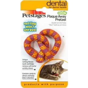  Petstages Catnip Plaque Away Pretzel 