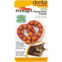 Petstages Catnip Plaque Away Pretzel