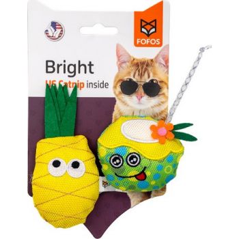 FOFOS Juice & Pineapple With Catnip Cat Toys 