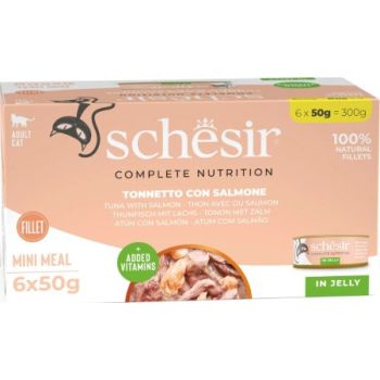  Schesir - Tuna & Salmon Cat Multipack (6x50g) 