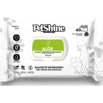  PetShine Wet Wipes - Aloe 30 x 20 cm 