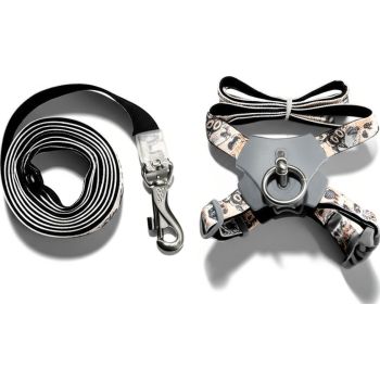 Panda X Harness And Leash Khaki 20mmx45-70cm 