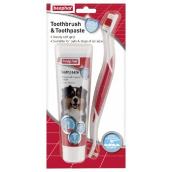  Beaphar Toothbrush & Toothpaste - Combipack 