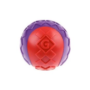  GiGwi Ball Red/Purple Squeaker Solid (Medium) 