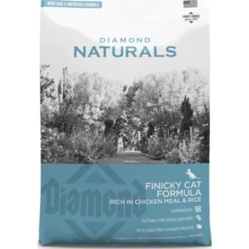  Diamond Naturals Finicky Cat Formula – Rich in Chicken Meal & Rice 1kg 