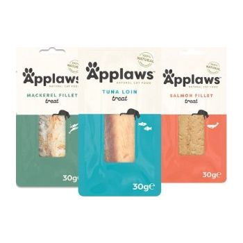  Applaws Variety Loin Selection Cat Treats Multipack 12X30G 