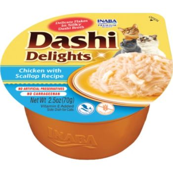  Inaba Dashi Delight Chicken with Tuna & Scallop Recipe 70G 