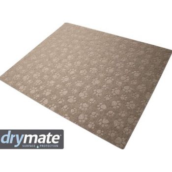  Dry Mate Litter Trapping Mats DEBOSSED PAW LITTER MAT TAUPE 28 X 34 Inches 