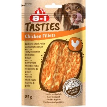  8in1 Dog Treats TASTY Chicken Fillets 85g 