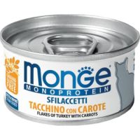 Monge Monoprotein Flakes Turkey with Carrots 80 g