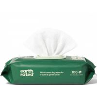 Earth Rated Dog Wipes 100 Count Lavender 100c
