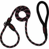 DOCO® Reflective Rope Leash W/ Soft Handle Ver.7 - Slip On Collar Leash 6ft Orange Large