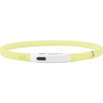  M-PETS Flash Led Rechargeable Collar M Green 