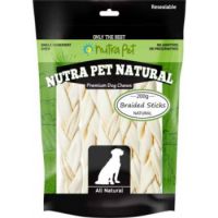 Nutrapet Dog Chew Braided Sticks 200G