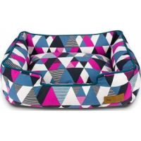 Lounge Bed Mosaic Soda pop M   31” L x 25” W x 8” H