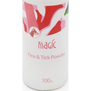  MAGIC FLEA AND TICK DRY POWDER – 100gm 