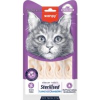 WANPY Creamy Treat For Sterilized Turkey & Cranberry 5X14G
