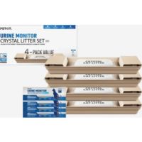 PETKIT Urine Monitor Crystal Litter Set - 4 Packs - Exclusively for Purobot Crystal Duo litter boxes