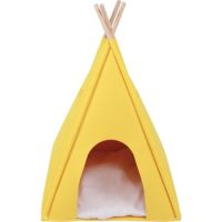 M-PETS Eco Tipi Yellow Cat Bed 50 x 50 x 60 cm