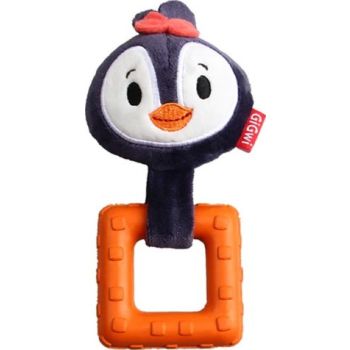  GiGwi Suppa Puppa Penguin with Squeaker inside – Plush/TPR (Extra Small) 
